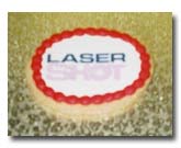 logo lasershot cookie